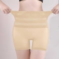 thumbnail image 2 of Daznico Womens Underwear - High Waist Lace Lifting Postpartum Shaping Panties Breathable Sheer Mesh Women's Boyshorts for Abdomen Control - Panties for Women,Color:Beige,Size:3XL, 2 of 6