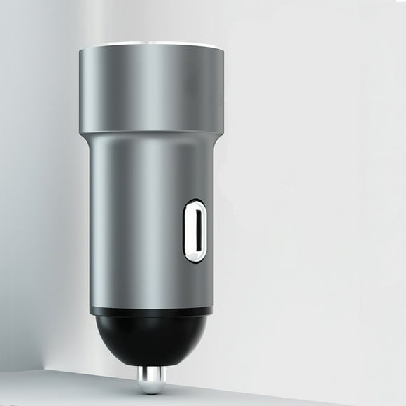 axGear USB Fast Car Charger Dual Port 2.4A 2 Port Adapter Aluminium