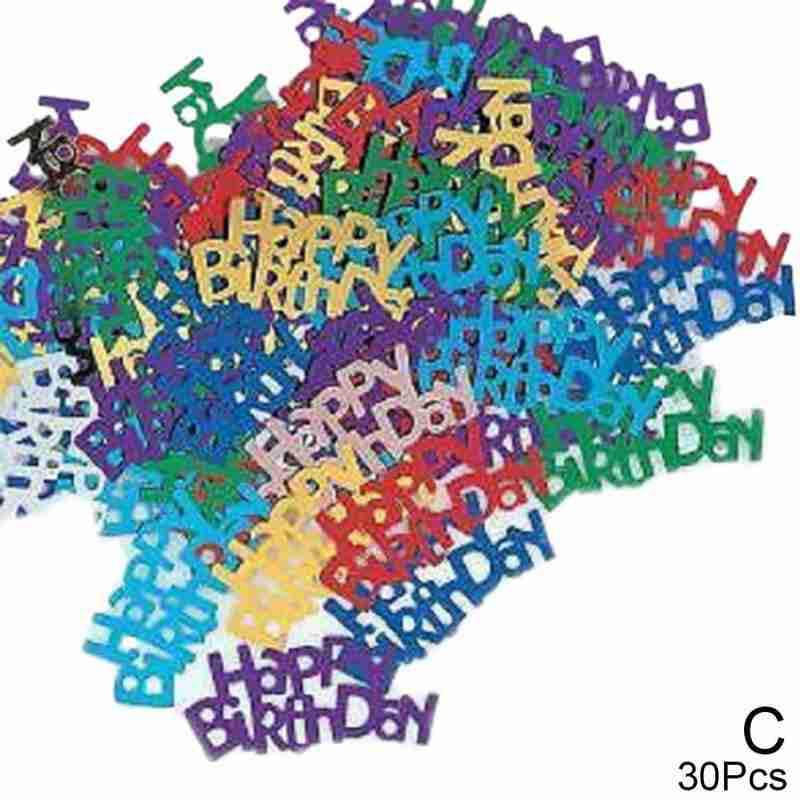 Details about   Happy Birthday Confetti Birthday Party Table Celebration Pink Black Blue Silver 