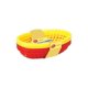 thumbnail image 1 of Juego de cestas Mantelería de 9 pulgadas, 6 piezas, plástico rojo y amarillo, 1 of 2