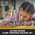 thumbnail image 4 of LEGO Star Wars 501st Clone Troopers Battle Pack 75345 Toy Set - Buildable AV-7 Anti Vehicle Cannon, 4 Minifigures Clone Squadron Collection, Great Gift for Kids Ages 6+, 4 of 8