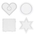 thumbnail image 2 of 4 Pcs Mini Perles Planches de Perles en Plastique Plaques de Perles à Fusion Plaques de Perles Perler, 2 of 3