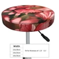 thumbnail image 4 of KLL Pink Butterfly Round Bar Chair Cushion Cover,Bar Stool Protector with Elastic, Soft Washable-14 inch, 4 of 7