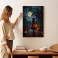 thumbnail image 5 of JFHCQJPK Witch in the Forest Halloween Print Wall Art Poster Witch Decor Vintage Print Dark College Wall Art Victorian Gothic Room Decor Canvas Wall Print8x12in Metal blackFramed, 5 of 8