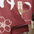 thumbnail image 5 of Japanese Style Sheer Curtains 72 Inches Long 2 Panels Set, Window Sheer Curtains for Living Room/Bedroom, Modern Minimalist Red Light Filtering Rod Pocket Curtain 52'' x 72'' x 2, 5 of 7