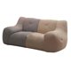thumbnail image 3 of Puf Macarena de 2 asientos para Sala de estar Color Beige y Gris 100cm, 3 of 8