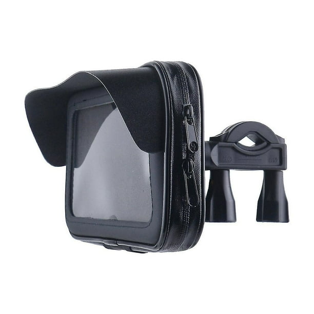 Dfc-a1-with Block Visera para el sol Manillar Bolsa impermeable Bolsa para teléfono móvil para bicicleta Soporte para teléfono móvil para motocicleta Espejo retrovisor Bolsa para teléfono móvil