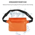 thumbnail image 5 of Riñonera Natación Impermeable Gran Capacidad para Barco Playa () Naranja, 5 of 5