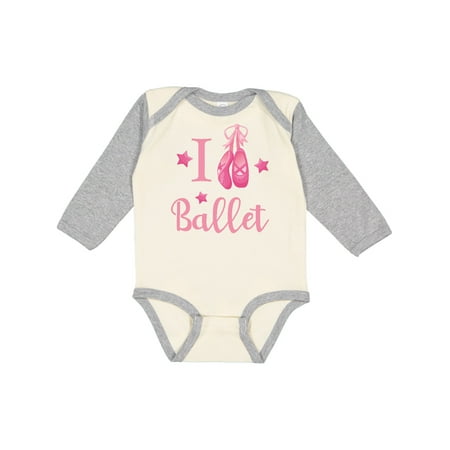 

Inktastic I Love Ballet Gift Baby Girl Long Sleeve Bodysuit
