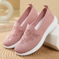 thumbnail image 2 of Willtoo Womens Orthopedic Slip-On Sneakers - Arch Support Tennis Shoes, Breathable Nurse & Hiking Shoes, Wide Width Work Sneakers for Mother’s Day Gifts Pink 5.5 Wide, 2 of 7