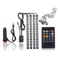 thumbnail image 1 of Car Led Strip Lights, 4pcs 48 Usb Led Interior Lights, 1 of 5