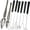 6 Chocolate Dipping Tools+2 Decorating Spoon, variant on 4 Candy Dipping Tools Chocolate Dipping Fork Spoons Set 2 Culinary Drawing Decorating Spoon Set,Stainless Steel Chef Art Pencil Spoons Plated Decoration Spoons for Decorative Plates Cake Coffee
