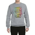 thumbnail image 2 of Wild Bobby, Jesus Is The Way John 14:6 Bible Verse, Inspirational/Christian, Unisex Crewneck Graphic Sweatshirt, Heather Grey, 3XL, 2 of 3