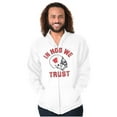 thumbnail image 5 of Arkansas in Hog We Trust Funny AR Zip Up Hoodie Men's Women's Brisco Brands X, 5 of 6