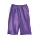 thumbnail image 1 of Shorts Bermuda con cintura elástica para mujer, morados, talla XX-Large de Collections Etc., 1 of 3