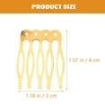 thumbnail image 2 of FESTFENDS 50Ud Peines Dorados De Material Premium Para Complementos De Peinado, 2 of 6
