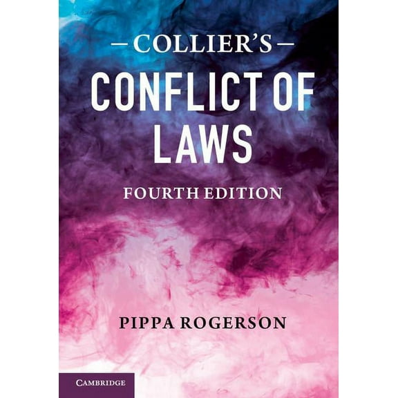 Collier's Conflict of Laws, (Paperback)