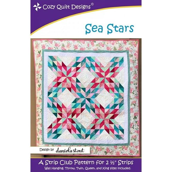 Cozy Quilt Designs Sea Stars Pattern, None