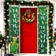 thumbnail image 4 of 2 pancartas navideñas para puerta de El Grinch, 71 x 12 pulgadas, divertidas pancartas navideñas para colgar en el porche, pancartas navideñas para puerta, pancartas y letreros navideños para el hogar, 4 of 5