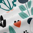 thumbnail image 4 of Manfei Cute Panda Shower Curtain 72Wx84L,Cartoon Flowers Bathroom Shower Curtain, 4 of 6