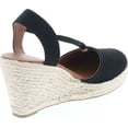 thumbnail image 5 of City Classified Gigi Women's Cap Toe Espadrille Wedge Sandal, 5 of 7