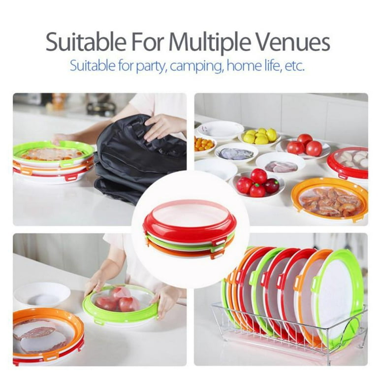 Creative Food Preservation Tray Stackable Food Fresh Tray Magic Elastic  Fresh Tray Reusable Food Storage Container