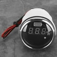 thumbnail image 4 of Battery Meter Battery Monitor Gauge Digital Display Gauge Waterproof Digital Meter Digital Gauge With Alarm 52Mm 2in Battery Digital Gauge Waterproof AntiFog Meter 12V With Smart, 4 of 8