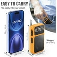 thumbnail image 3 of Pocket Radio AM FM, Mini Portable Radios, Transistor Radios with USB-C Charging& Battery Operated, Excellent Reception& Clear Speaker and Headphone Jack, Back Clip, Flashlight for Senior and kids, 3 of 6