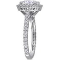 thumbnail image 3 of Everly Women's Created Moissanite 10K White Gold Engagement Ring, 3 of 6