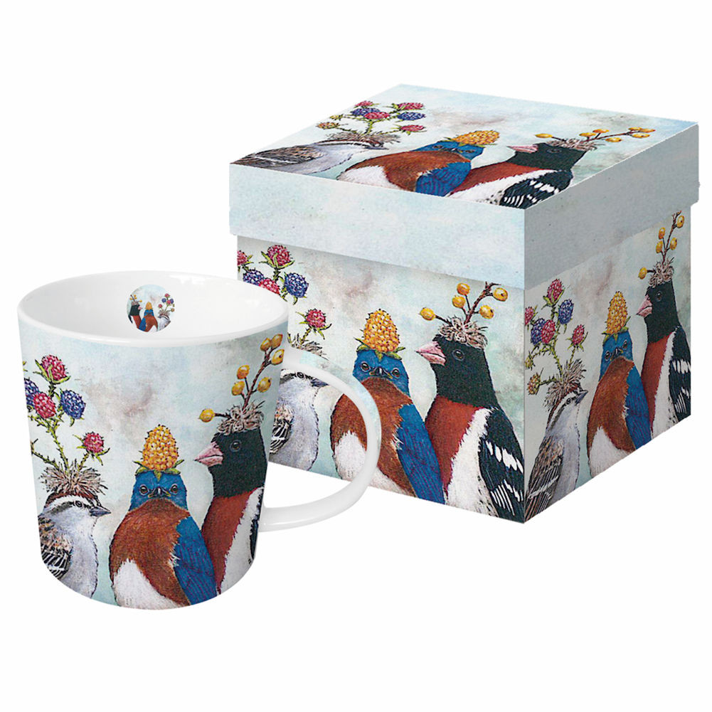 Paperproducts Design "Berry Festival" Gift Boxed New Bone China Mug, 13
