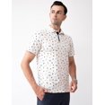 thumbnail image 2 of Chemises de Golf pour Hommes à Manches Courtes, Évacuation de l'Humidité, Ajustement Sec, Motifs Imprimés, Col à Revers, Performance Polo Chemises de Golf pour Hommes, 2 of 6