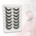 thumbnail image 2 of 14 piezas de pestañas postizas cómodas para extensiones de pestañas, maquillaje diario D, 2 of 8