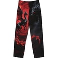 thumbnail image 3 of Dragon Print Men's Polyester Full-width print Lounge Pants, Soft & Lightweight Sleepwear Pajama Pants for Home, 3 of 8