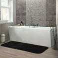 thumbnail image 2 of Garland Rug Traditional Washable Nylon Black Bathroom Runner, 22" x 60", 2 of 8