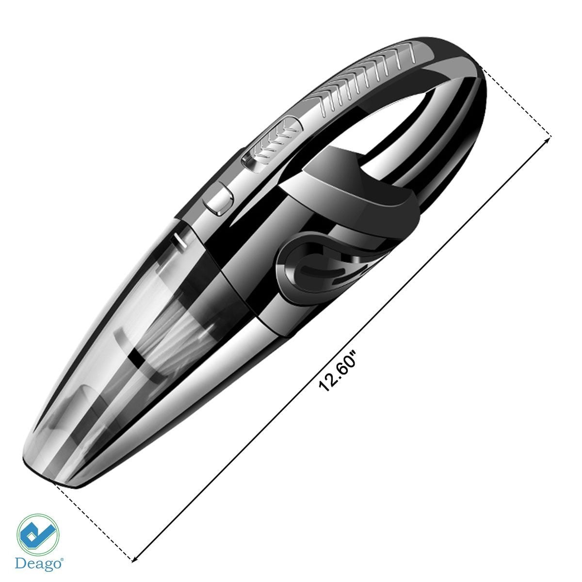 Deago Portable Car Vacuum Cleaner High Power Cordless Handheld Mini Vacuum for Home and Car Cleaning