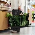 thumbnail image 6 of Tropical Jungle Palm Leaves Large Foldable Oxford Cloth Toy Basket - Beach Bag, Shopping Bags, Laundry Basket, 6 of 7