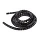 thumbnail image 2 of 2x Negro Gris 10 Mm 15 Mm 25 Diámetro Cable de Computadora Administrar Cable de Ambre Manga de Enrolmiento Tubo Envoltura perfke Tubo de envoltura de alambre de cable espiral, 2 of 9