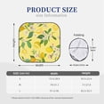 thumbnail image 3 of Balery 2 Piece Lemon Car Windshield Sun Shade|Foldable Front Windshield Shade for Car Front Window for Most Sedans SUV Truck-Small, 3 of 7