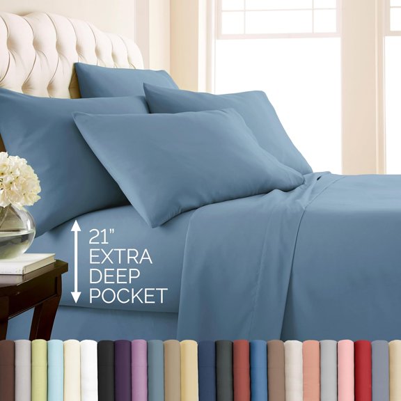 Vilano Springs 6-Piece Extra Deep Pocket Sheet Set by SouthShore Fine Linens