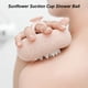 thumbnail image 4 of Esponja de baño exfoliante de bola, ventosa suave de girasol, herramienta de baño, 4 Uds., 4 of 9
