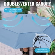 Repel Windproof Travel Umbrella, Auto Open Close Folding Umbrella Wind Tested to 100MPH