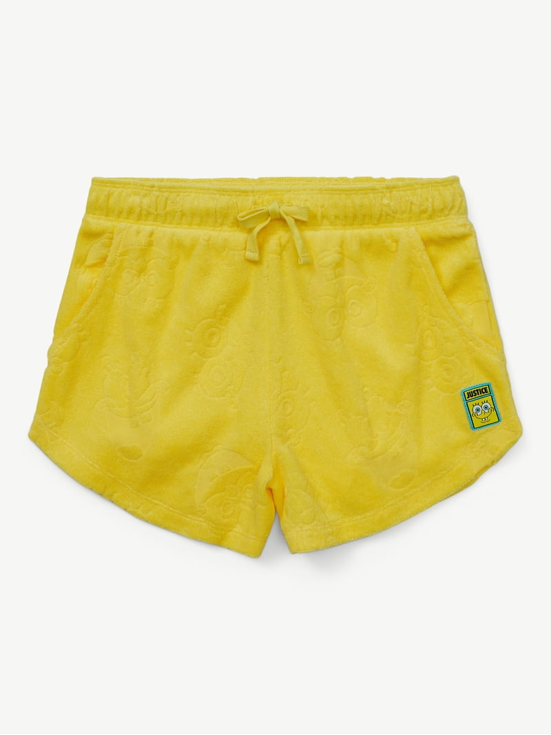 Spongebob X Justice Girls French Terry Short, Sizes XS - XLP