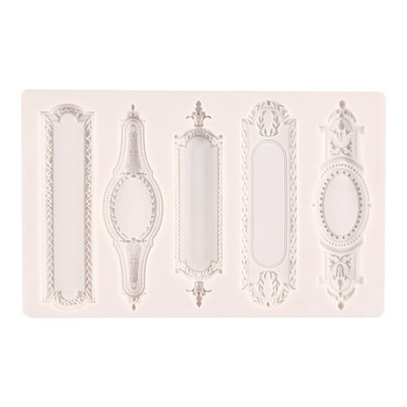 

UDIYO Relief Mold Multi-use Relief Mold Easy Demould Silicone Flexible Exquisite DIY Cake Mold for Home