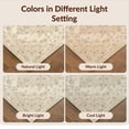 thumbnail image 7 of Design&I 8'x10' Washable Area Rug Farmhouse Cottage Core Faded Floral Vine Motif Decorative Design for Dining Room, Large Office, Lounge, Snag-Free, 7 of 7