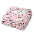 thumbnail image 2 of Wijzvio Vintage Floral Bouquets Flowers Throw Blanket Soft Fuzzy Fleece Blanket For Couch Bed Living Room Decoration 60"X50", 2 of 9