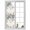 Lake Blue, variant on Sage Green Eucalyptus Window Privacy Film, Farmhouse Weeping Leaves Linen Static Cling UV Sun Blocking Heat Control Window Tint Day and Night, Non-Adhesive One Way Windows Privacy Cover 29.5''x78.7''