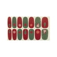 thumbnail image 1 of 14 Sheets Christmas Full Wraps Nail Polish Sticker Glitter Manicure Kits for Nail Design, 1 of 1