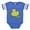 Royal Blue, variant on CafePress - Ducky - Cute Infant Baby Football Bodysuit