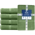 DAN RIVER 100 Cotton Bath Towel Set Pack of 4 Soft Large Bath Towel