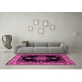 thumbnail image 3 of Ahgly Company Indoor Rectangle Medallion Pink Traditional Area Rugs, 8' x 12', 3 of 4